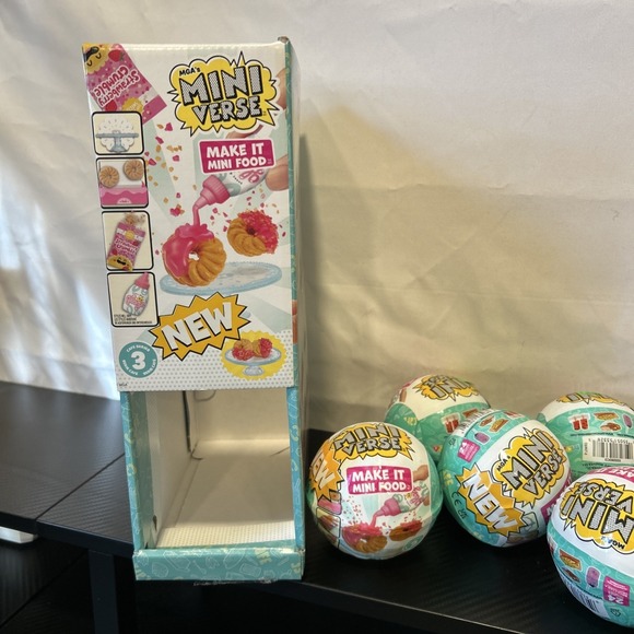MGA\'s Mini Verse Make It Mini Food Cafe Series 3 | Ages 8+ | Lot Of 7 Balls